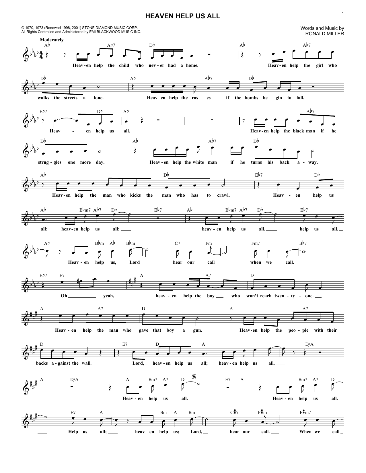 Produktgalerie: Seite 1 von 1 Heaven Help Us All, Stevie Wonder, Melodieinstrument