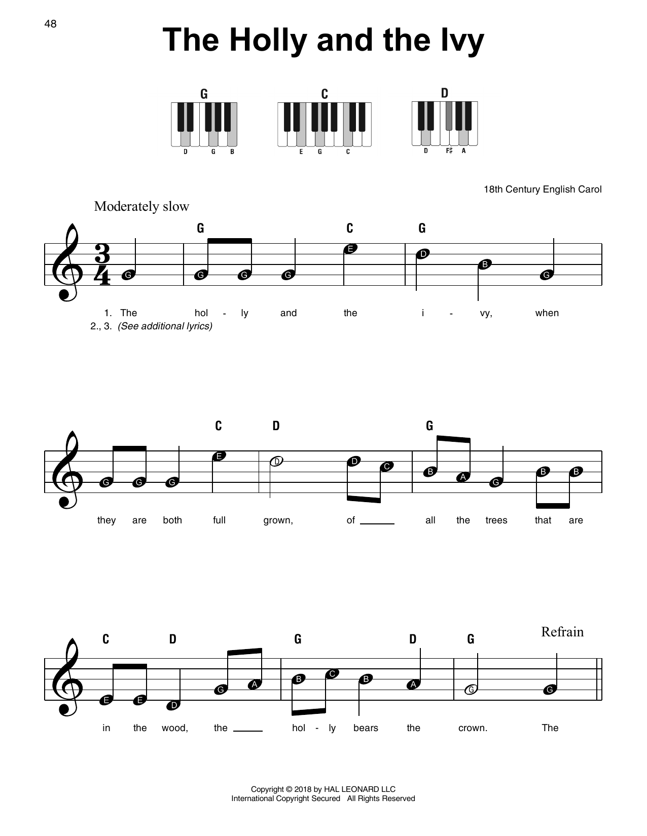 Produktbild zu: The Holly And The Ivy