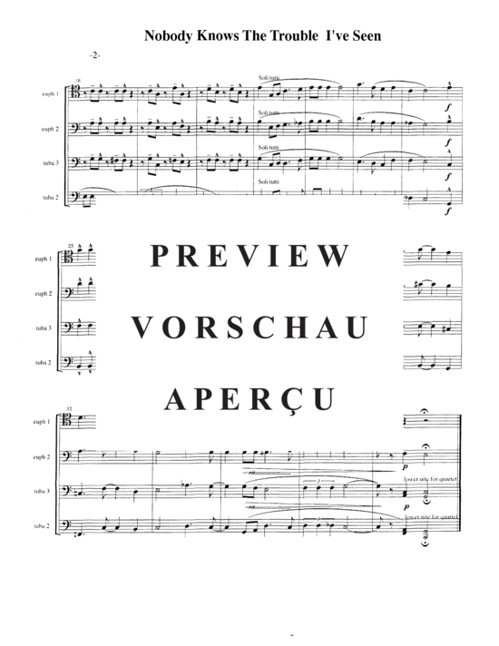 Product gallery: Page 8 of 20 Drei Spirituals , , (Tuba Quartett EETT)