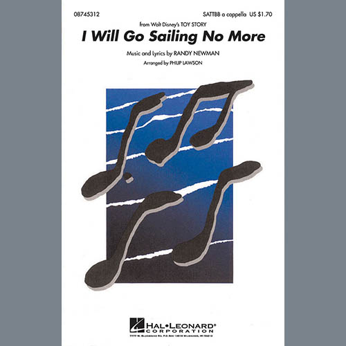 cover: I Will Go Sailing No More (from Toy Story) (arr. Philip Lawson), Randy Newman