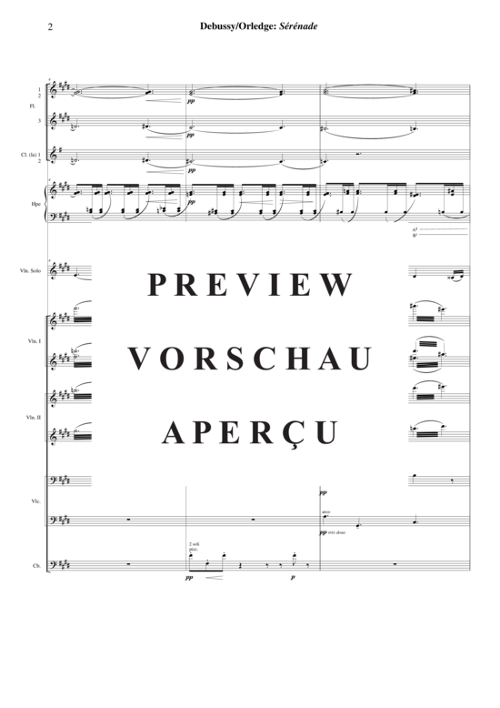gallery: Sérénade for violin and orchestra , , (Orchester + Violine Solo)