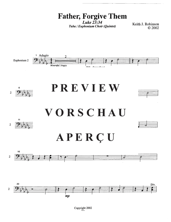 Product gallery: Page 13 of 21 Father Forgive Them , , (Tuba Quintet EETTT)