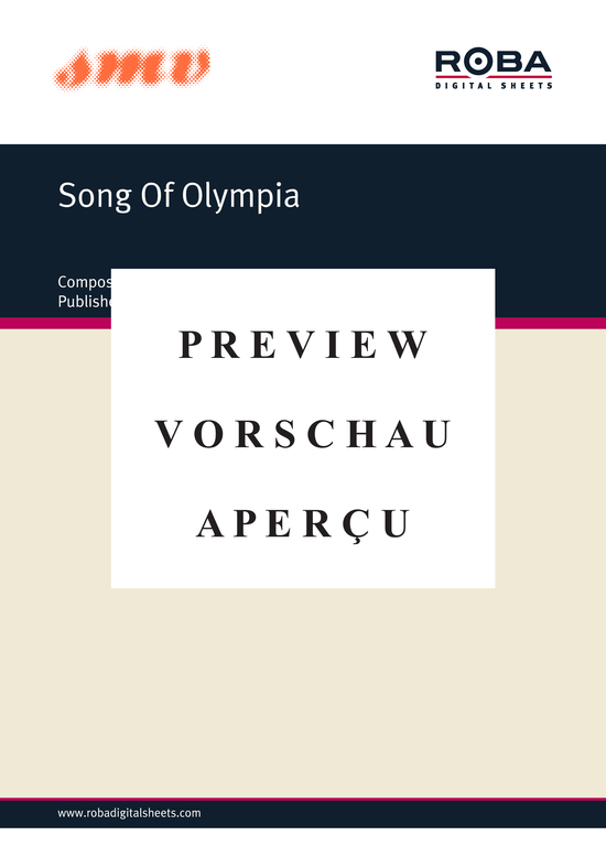 Product gallery: Page 2 of 3 Song Of Olympia , , Piano and Voice