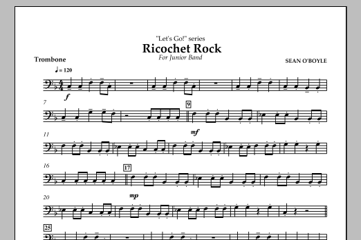Produktbild zu:  Ricochet Rock - Trombone - 