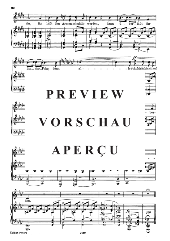 Product gallery: Page 4 of 4 Gesänge des Harfners D.478-2, , Low Voice and Piano