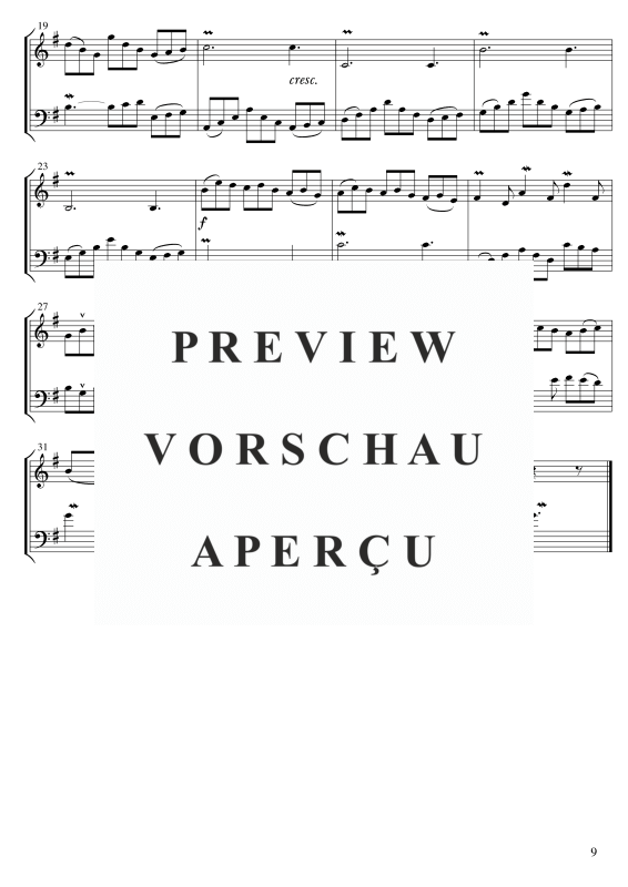 gallery: 5 zweistimmige Inventionen, , Violine und Kontrabass