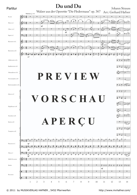 Product gallery: Page 6 of 11 Du und Du, , (large wind orchestra)