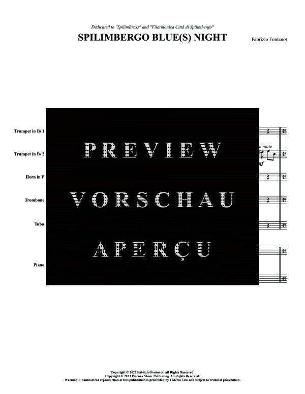 Produktgalerie: Seite 5 von 11 Spilimbergo Blue, , (Blechbläserquartett)