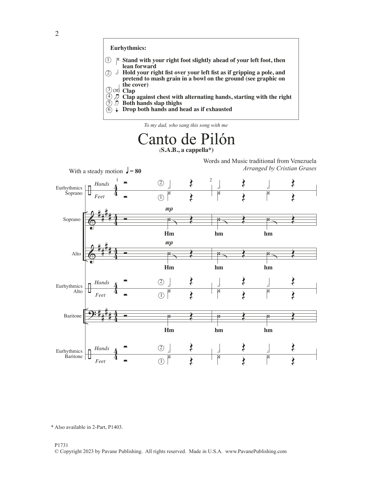 Product picture to: Canto de Pilon