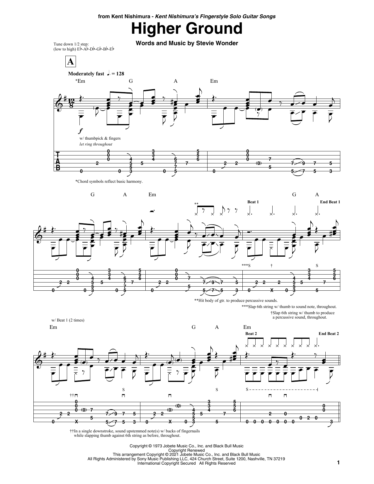 Product picture to: Higher Ground (arr. Kent Nishimura)