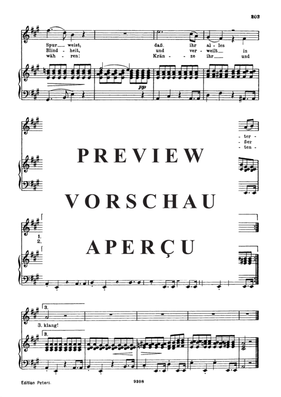 Product gallery: Page 3 of 3 An Silvia D.891, , High Voice and Piano