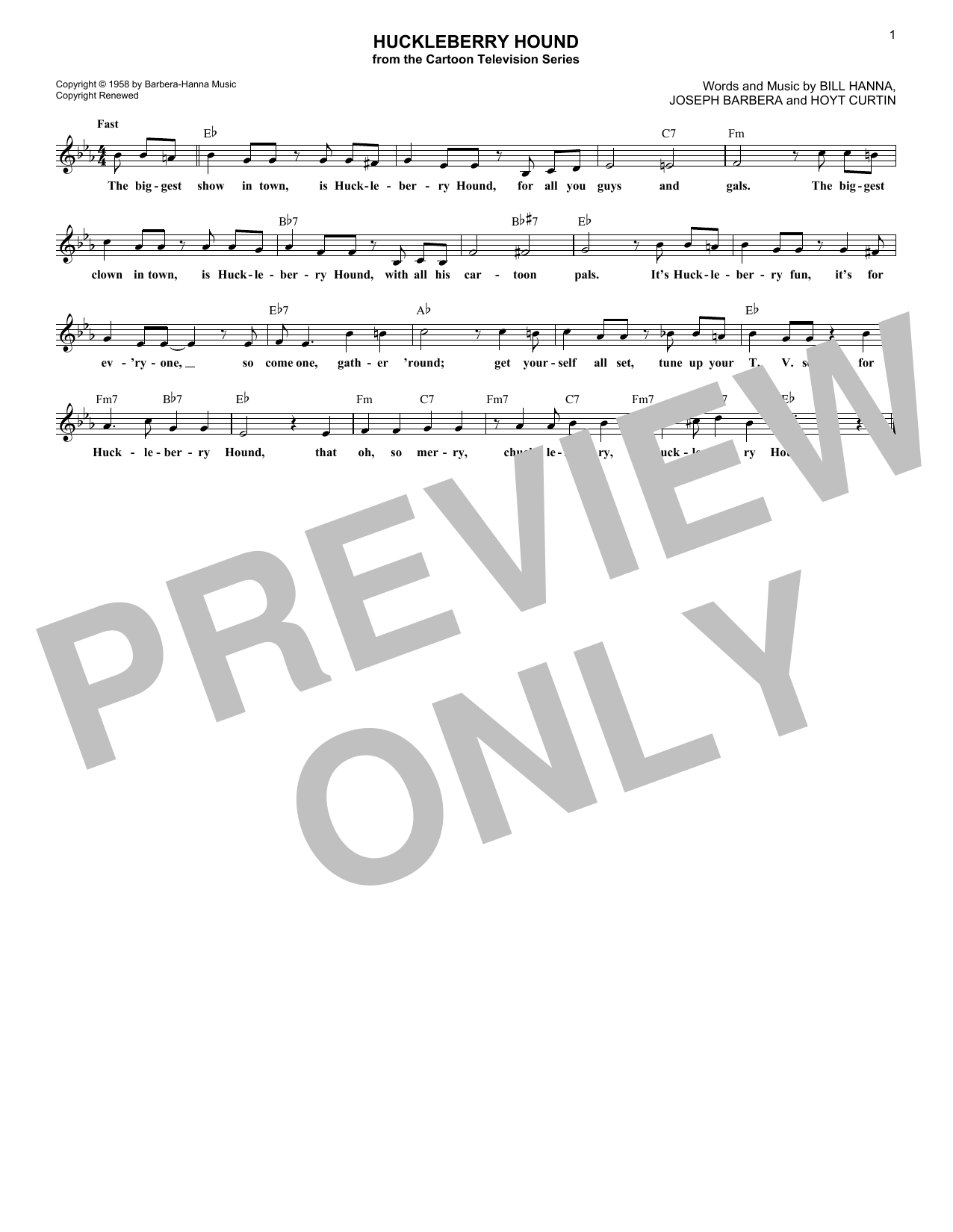 Produktbild zu: Huckleberry Hound