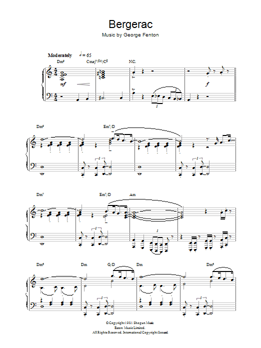 Produktbild zu: Theme from Bergerac