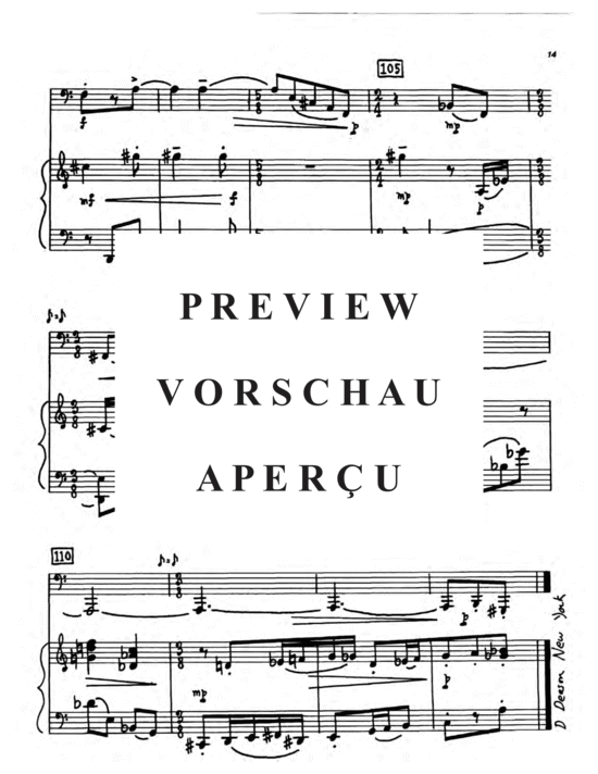 Product gallery: Page 16 of 19 Two Pieces , , (tuba + piano)