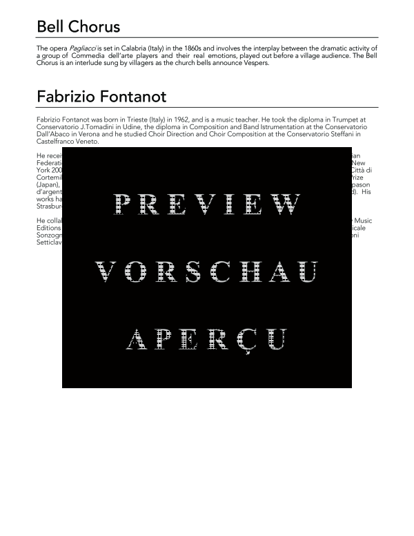 Produktgalerie: Seite 4 von 11 Bell Chorus, , (Trompete in B und Klavier)