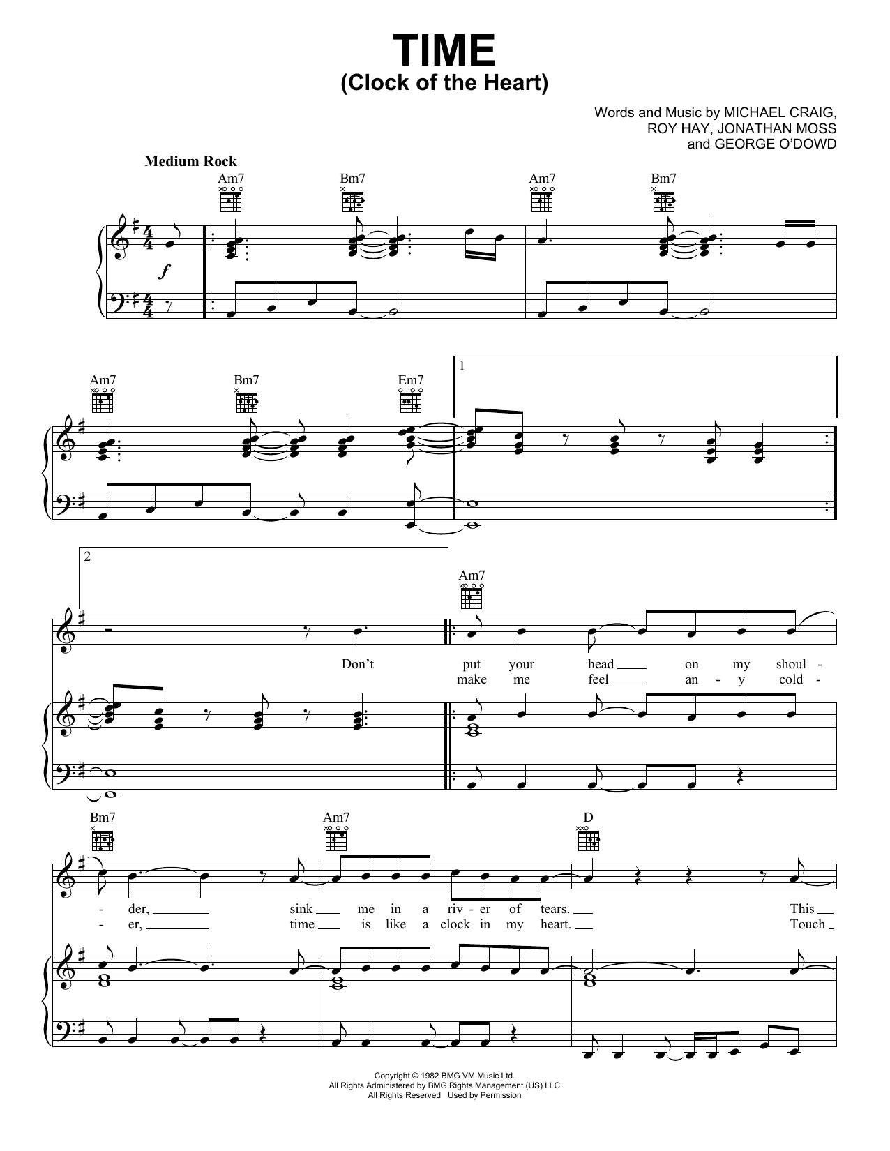 Produktbild zu: Time (Clock Of The Heart)