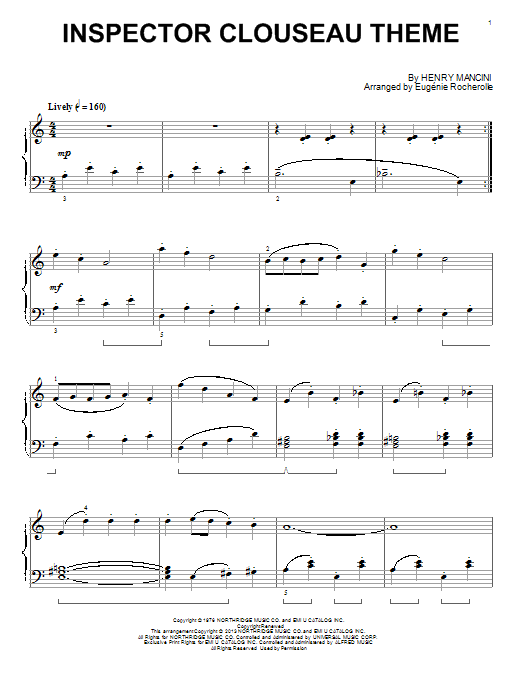 Product gallery: Page 1 of 1 Inspector Clouseau Theme, Henry Mancini