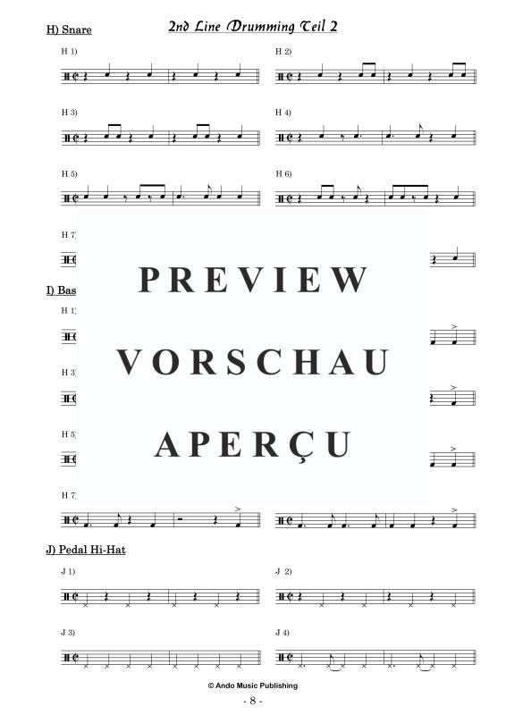 Produktgalerie: Seite 10 von 11 Groove-Koordination für Drum-Set Band 2 Jazz-Edition, , Drum Set