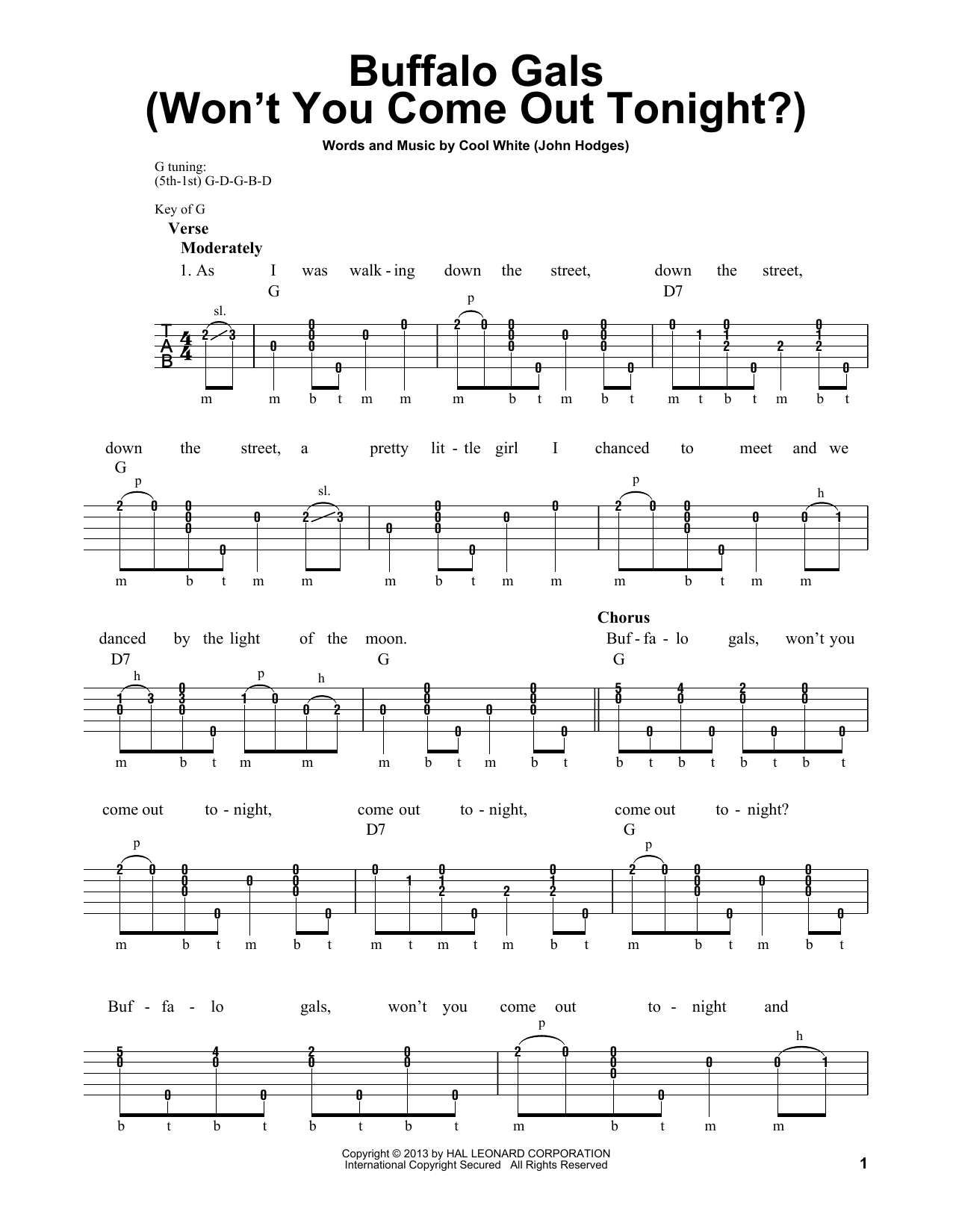 Produktgalerie: Seite 1 von 1 Buffalo Gals (Won't You Come Out Tonight?), Michael Miles, Banjo