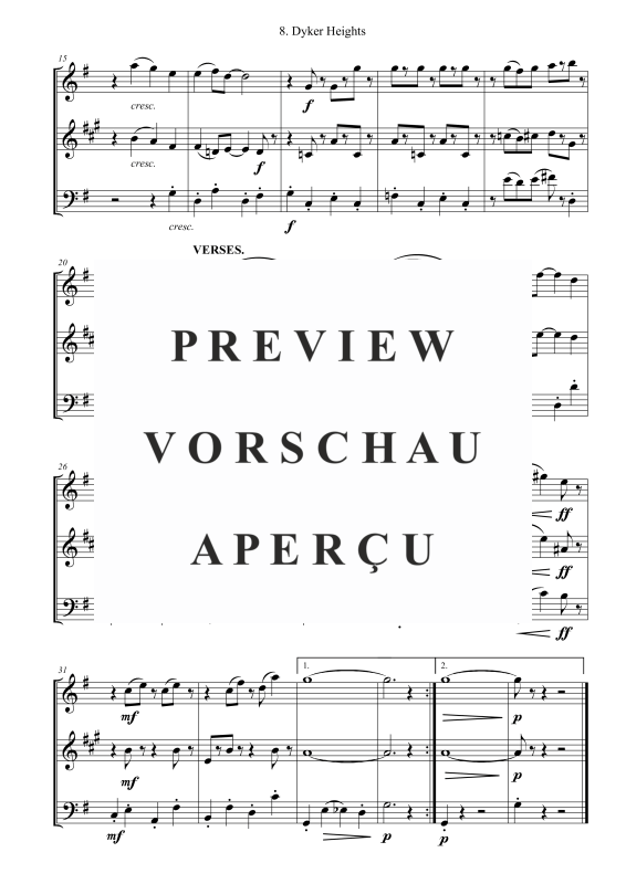 Produktgalerie: Seite 3 von 6 Dyker Heights, , (Holzbläser Trio)
