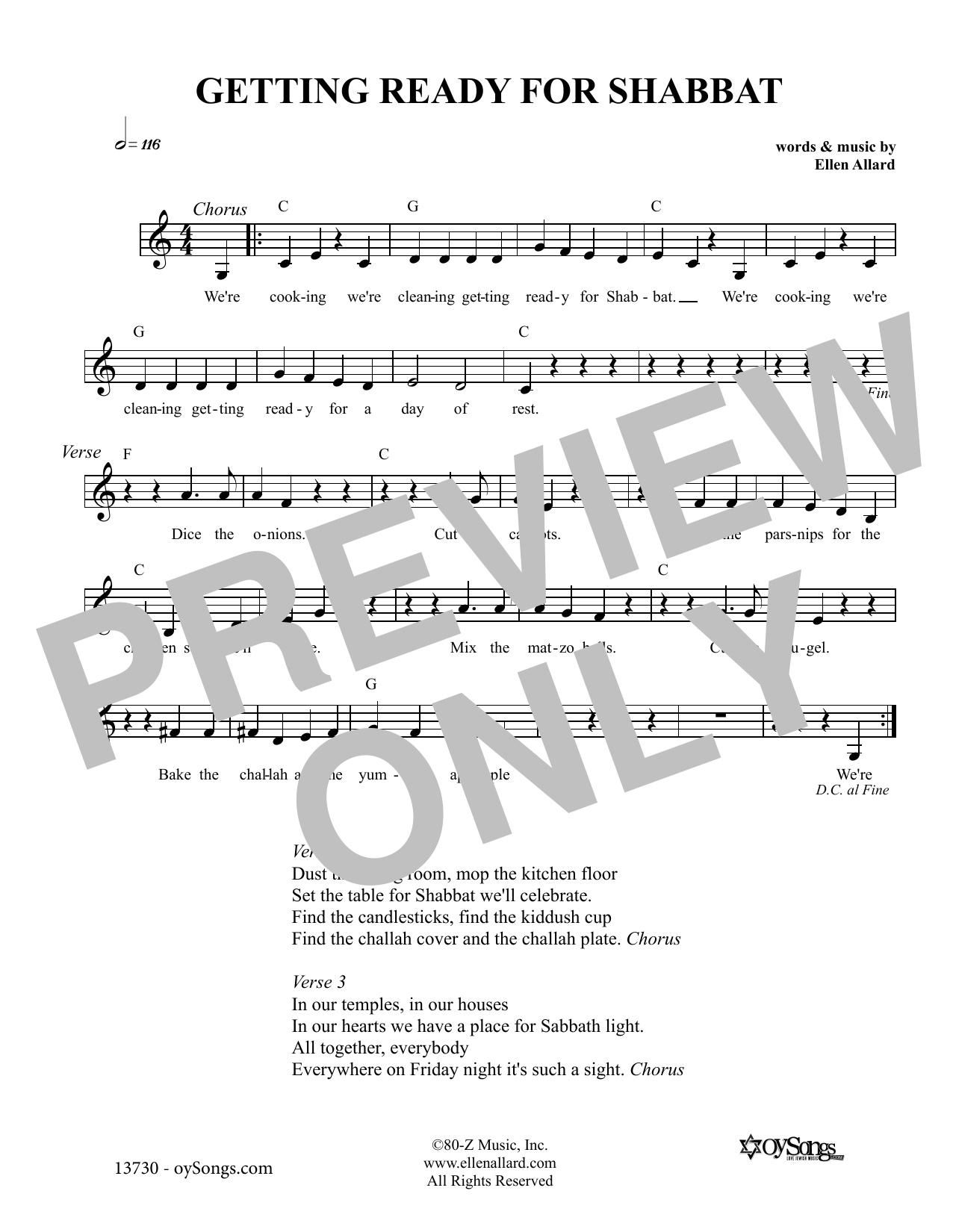 Produktbild zu: Getting Ready For Shabbat