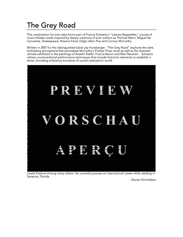 Product gallery: Page 6 of 7 Grey Road, The, , (Tuba Solo)