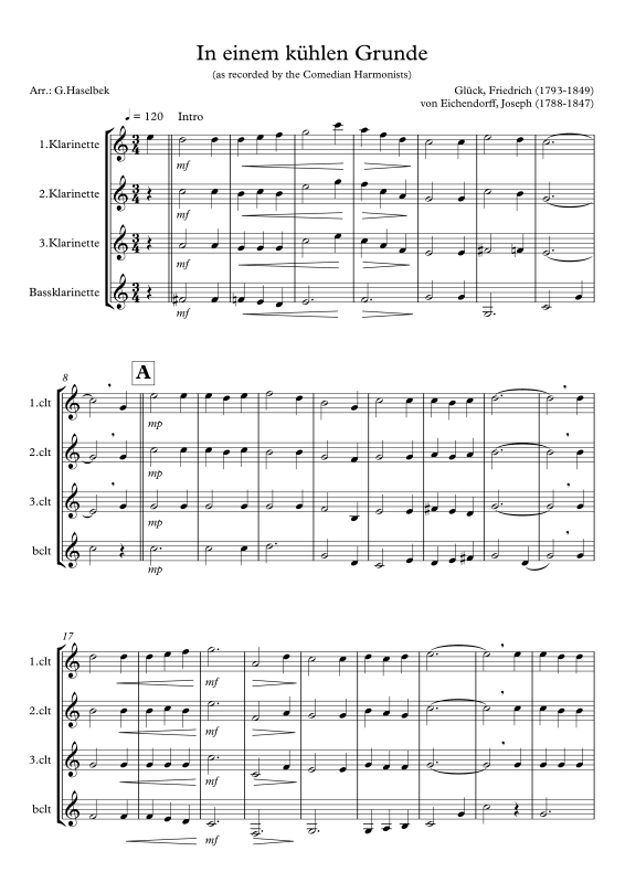 Produktbild zu: In einem kühlen GrundeGlück, Friedrich (1793-1849), von Eichendorff, Joseph (1788-1847)