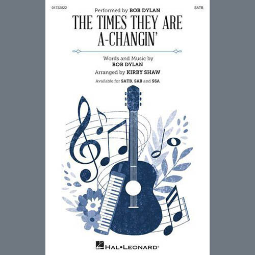 cover: The Times They Are A-Changin' (arr. Kirby Shaw), Bob Dylan