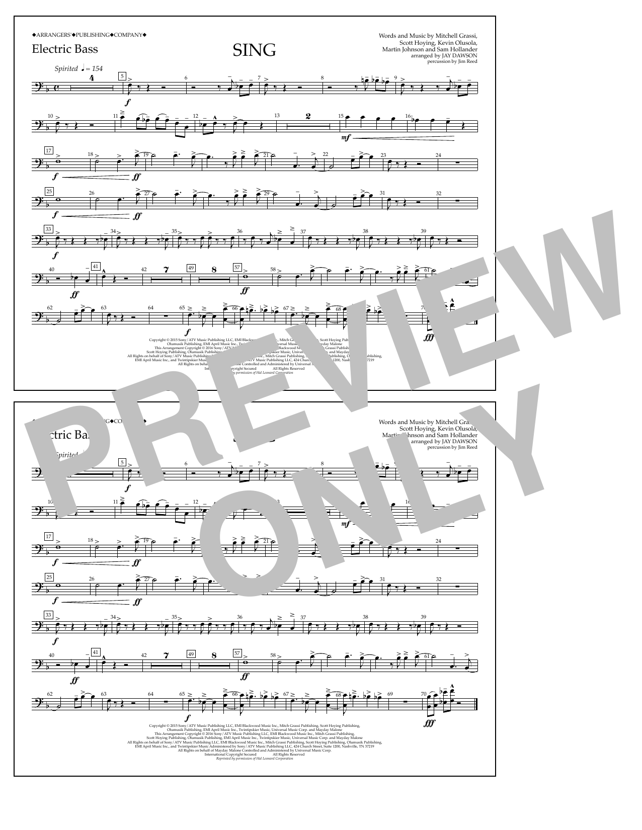 Product picture to: Sing - Electric Bass