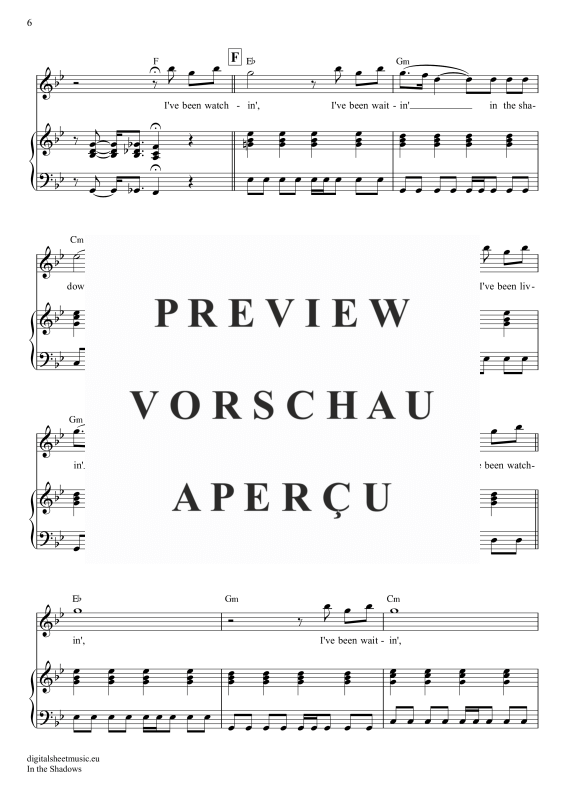 gallery: In The Shadows, Rasmus, Gesang mit Klavierbegleitung