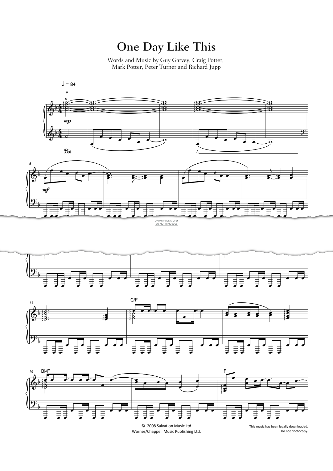 Product gallery: Page 1 of 1 One Day Like This, Elbow