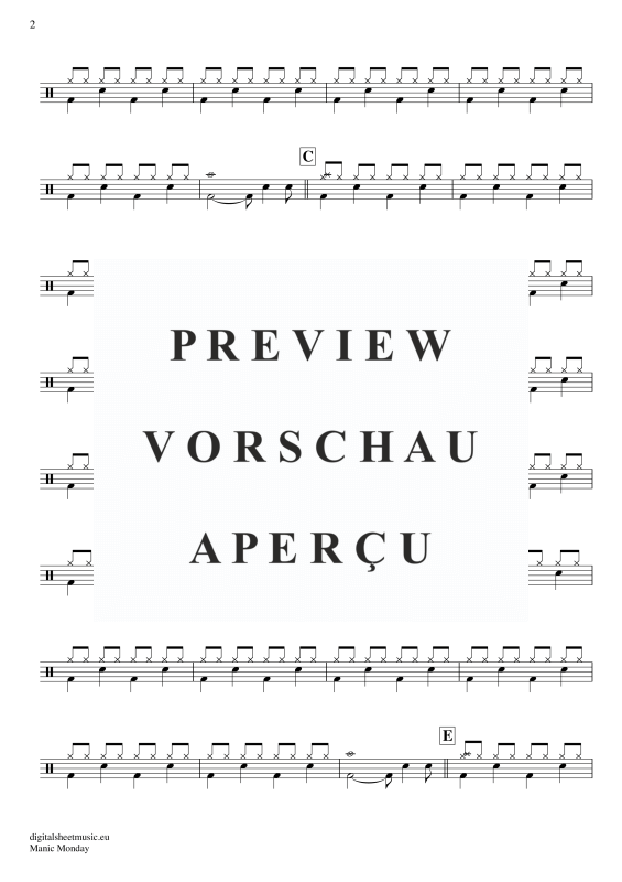 gallery: Manic Monday , Bangles, (Drums)