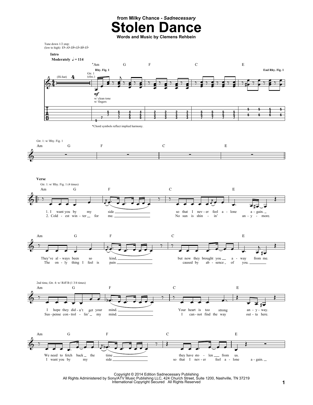 Product picture to:  Stolen Dance - Milky Chance