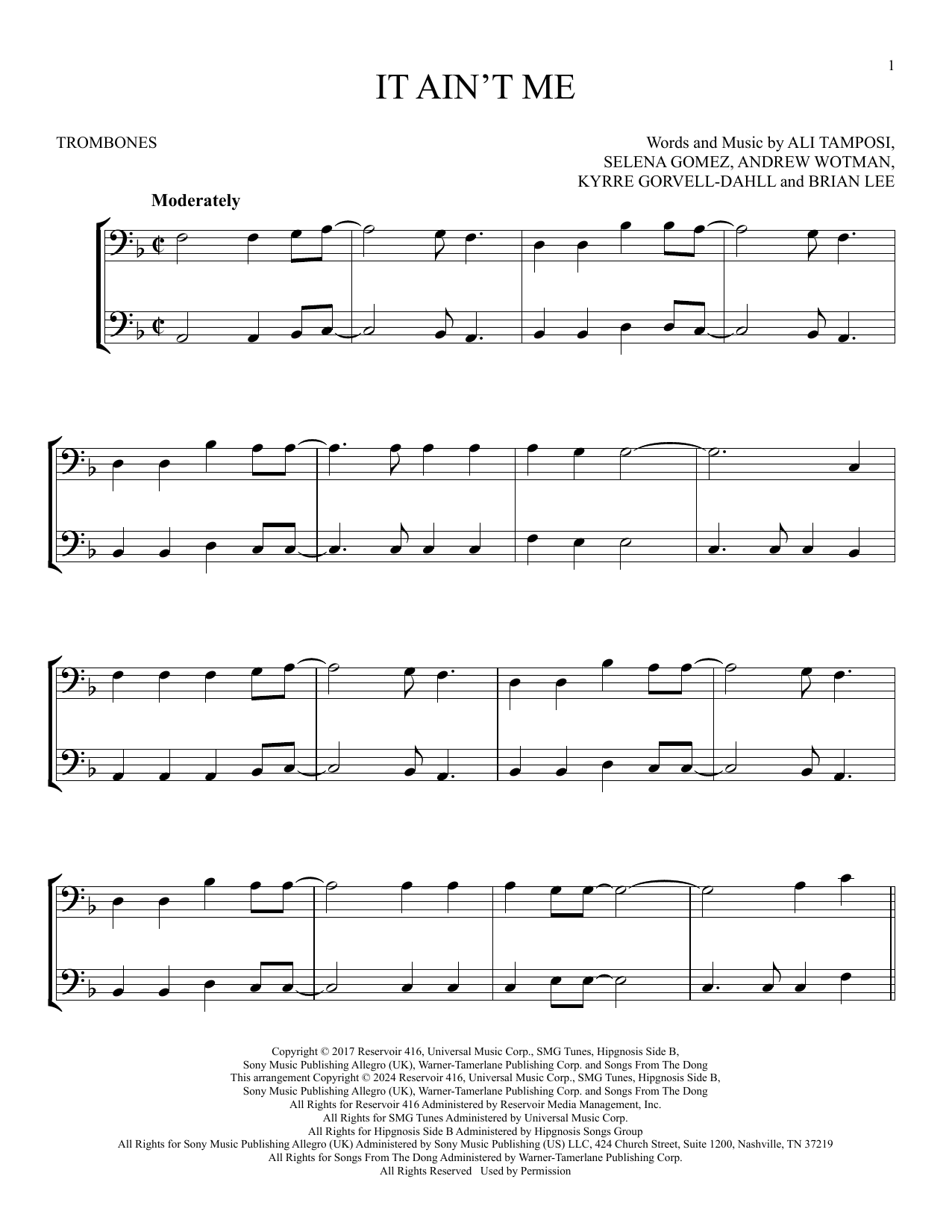 Product gallery: Page 1 of 1 It Ain't Me, Kygo and Selena Gomez