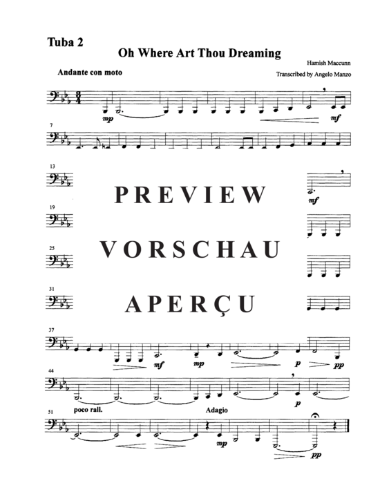 Product gallery: Page 10 of 10 Oh Where Art Thou Dreaming , , (Tuba Quartett EETT)