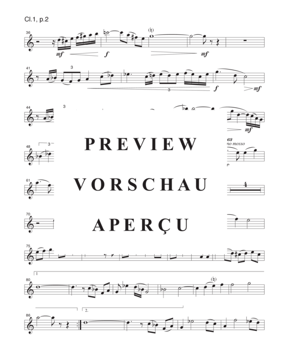 Product gallery: Page 19 of 21 Levi´s Dream , , (2 clarinets in B flat, alto clarinet in E flat/soprano in B flat and bass clarinet in B flat)