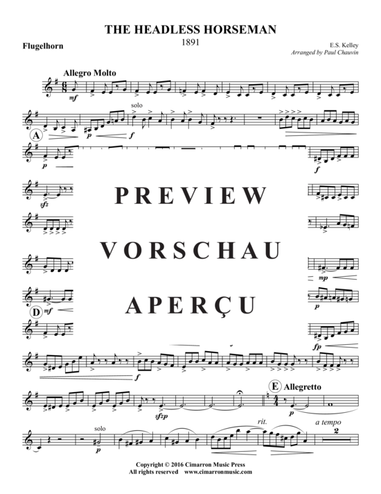 Produktgalerie: Seite 18 von 21 The Headless Horseman , , (Blechbläserquintett)