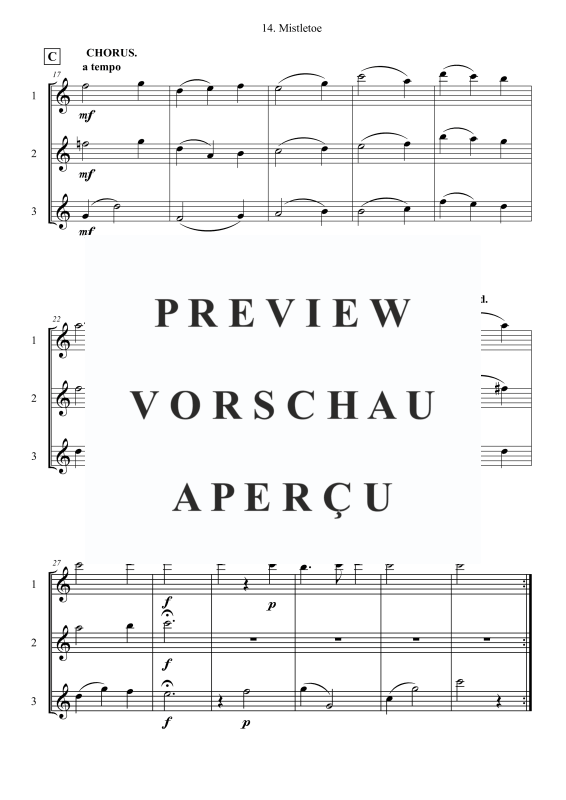 Produktgalerie: Seite 3 von 6 Mistletoe, , Flöten Trio