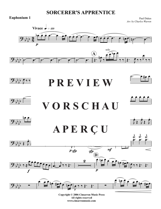 Product gallery: Page 6 of 17 Sorcerers Apprentice , , (Tuba Quartet: 2x Baritone, 2xTuba)