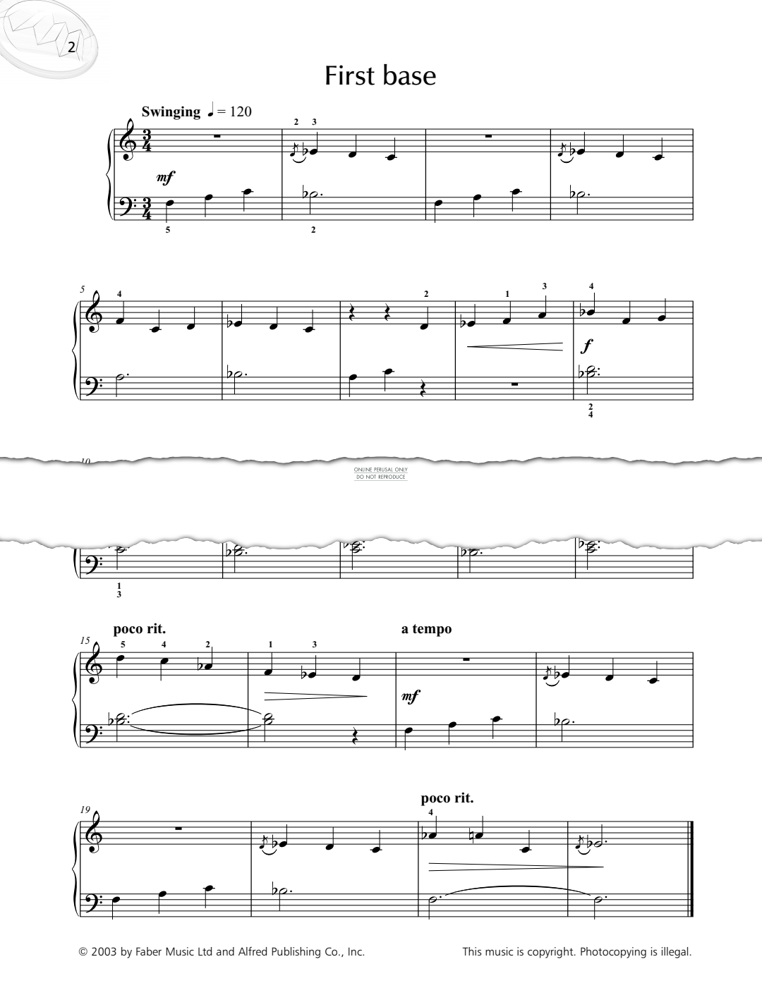 Produktgalerie: Seite 1 von 1 First Base, Louise Chamberlain, Klavier