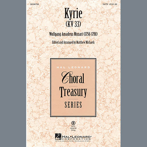 cover: Kyrie (KV33), Matthew Michaels, Chor
