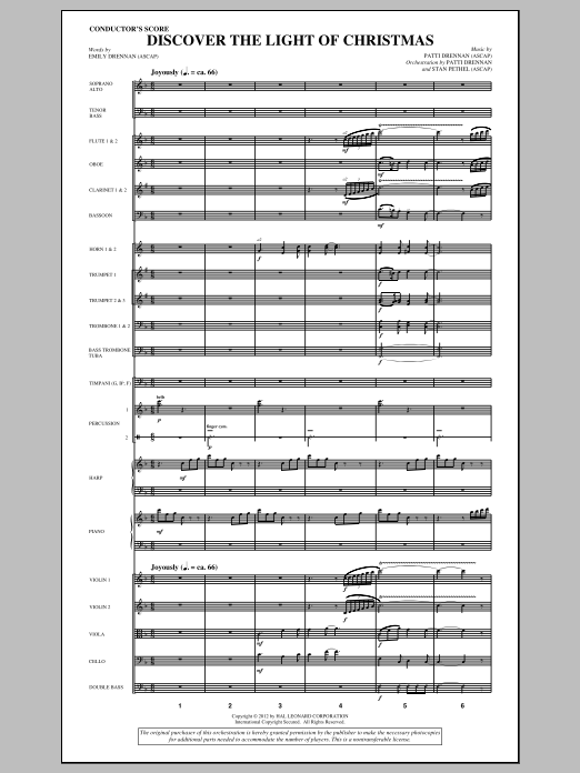 Produktbild zu: Discover The Light Of Christmas - Score