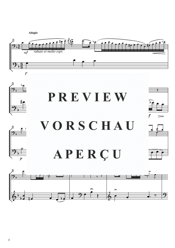 Produktgalerie: Seite 5 von 11 Sonate G- Dur, , Cello und Kontrabass