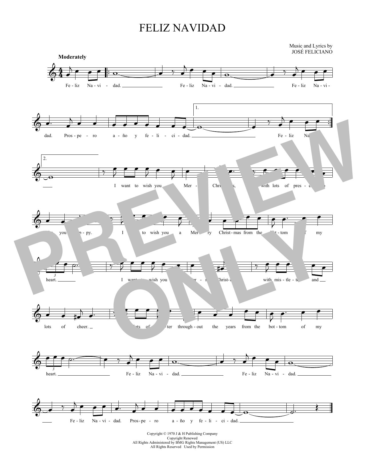 Product gallery: Page 1 of 1 Feliz Navidad, Jose Feliciano