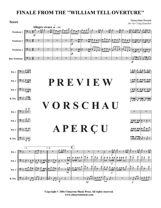 gallery: Finale aus der Ouvertüre , , (Posaunen-Quartett)