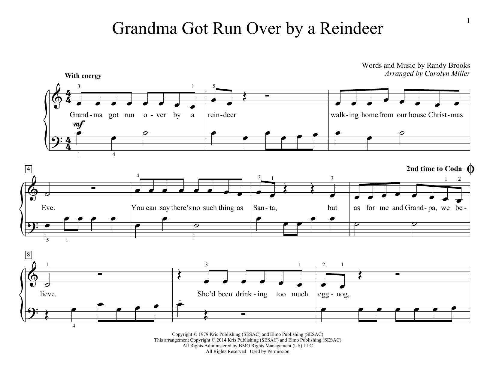 Produktbild zu: Grandma Got Run Over By A Reindeer