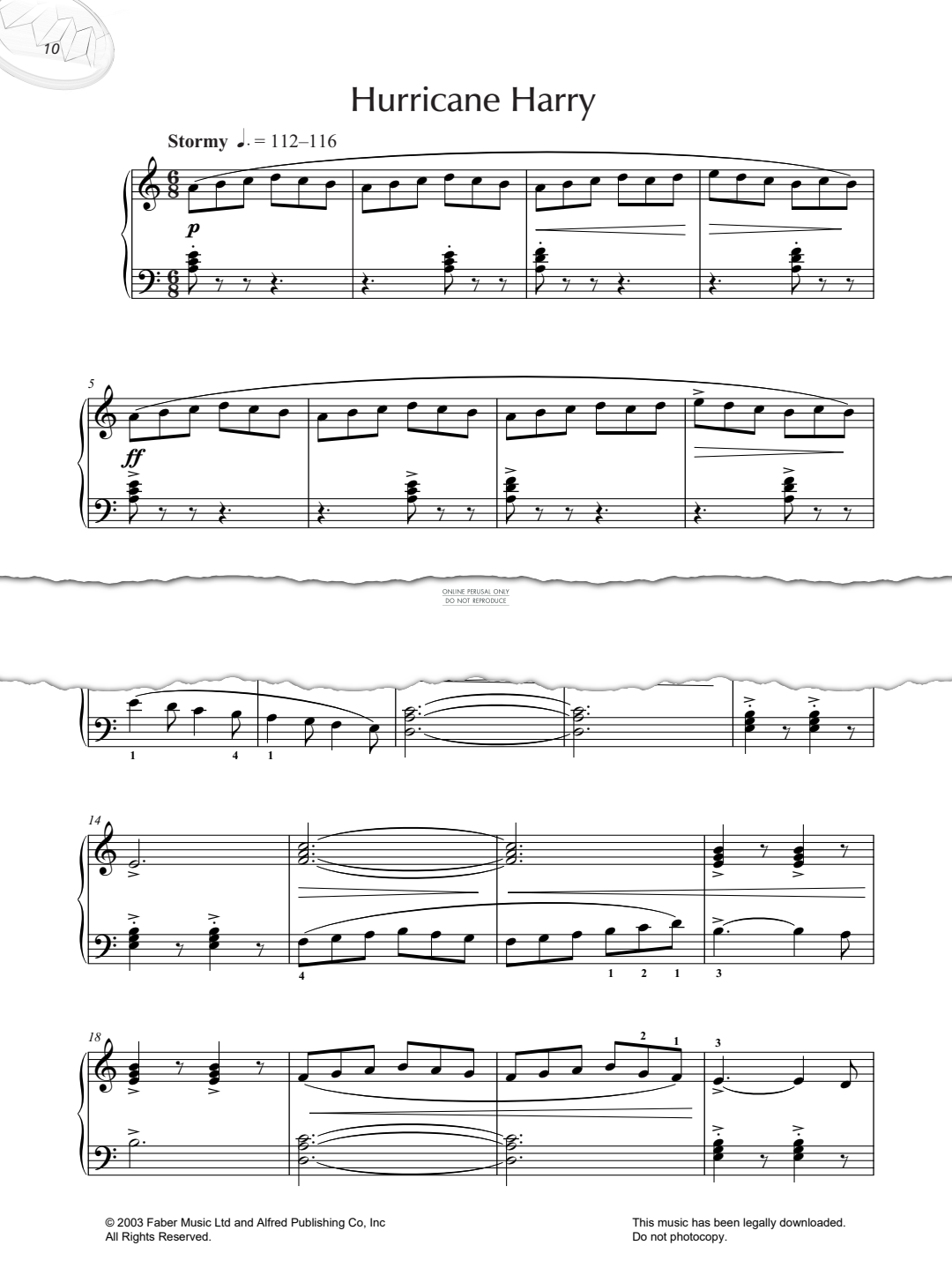 Produktgalerie: Seite 1 von 1 Hurricane Harry, Louise Chamberlain, Klavier
