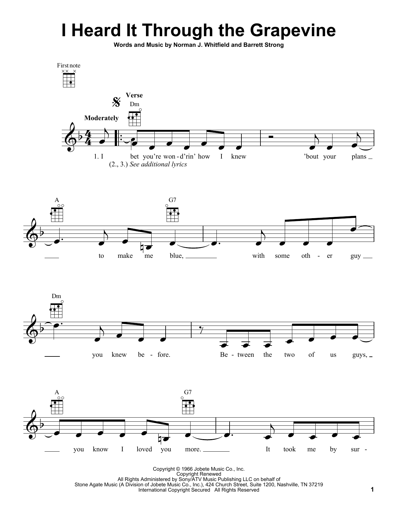 Product gallery: Page 1 of 1 I Heard It Through The Grapevine, Marvin Gaye