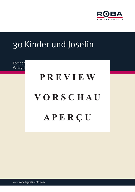 Product gallery: Page 2 of 3 30 Kinder und Josefin , , (Piano solo with underlaid text)