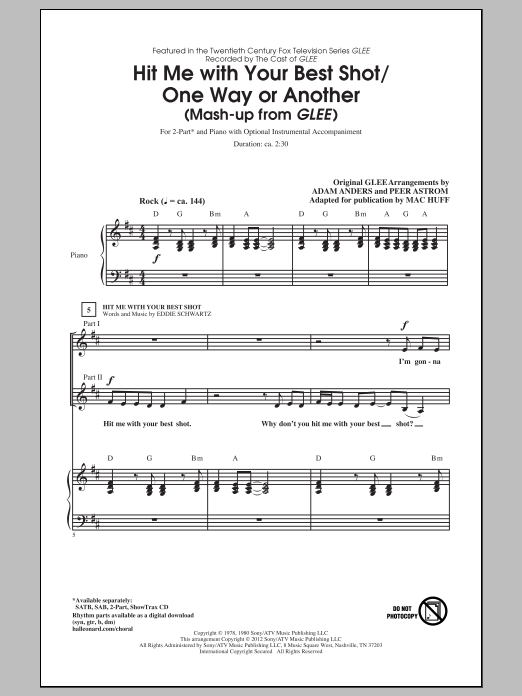 Produktbild zu: Hit Me With Your Best Shot / One Way Or Another